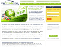 Tablet Screenshot of mydivert.com